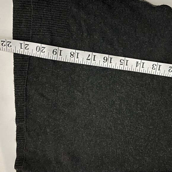 Eileen Fisher Gray Striped V-Neck Cardigan Sweater Size Small MSRP 278.00 - Picture 8 of 12